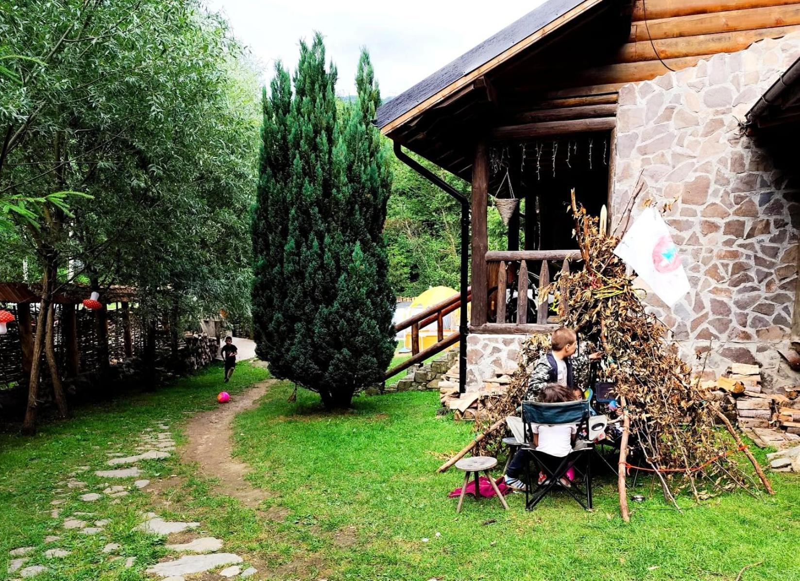 Cabana Frasin Dragoslavele Buitenkant foto